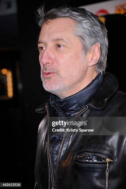 Antoine de Caunes attends the 'Maya The Bee - La Grande Aventure De Maya L'Abeille' Paris Premiere at UGC Cine Cite Bercy on February 1, 2015 in...