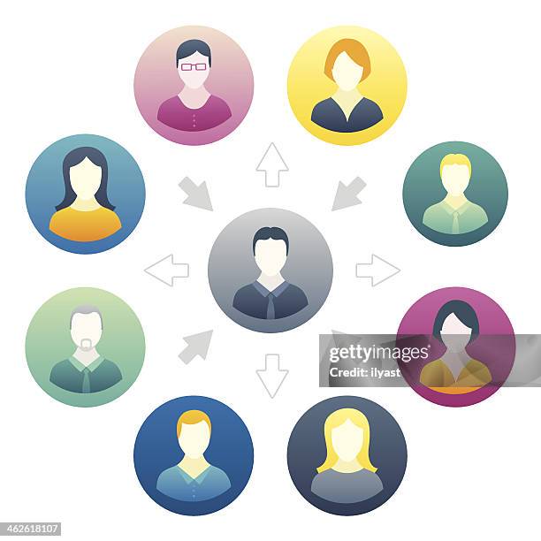 question and feedback - feedback loop stock illustrations