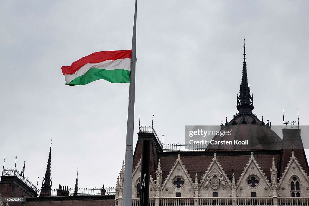 Demonstrators Protest Against Orban Government