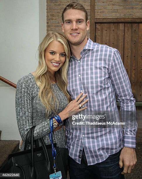 Lauren and Ryan Tannehill at Maya on January 31, 2015 in Scottsdale, Arizona.