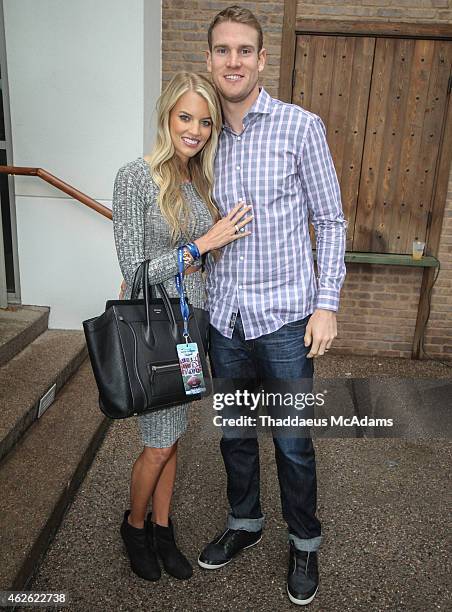 Lauren and Ryan Tannehill at Maya on January 31, 2015 in Scottsdale, Arizona.