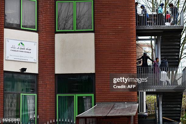 Picture shows Finsbury Park Mosque during a mosques open day in London on February 1, 2015. Mosques around the UK opened their doors to the public on...