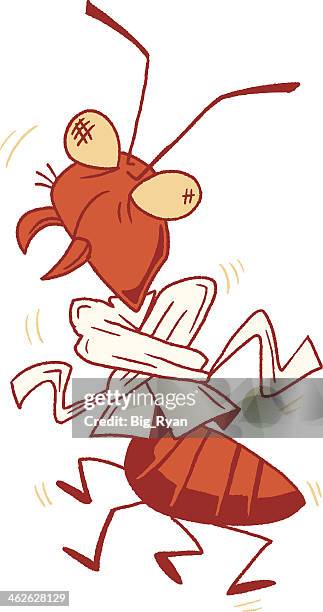 crazy ant - crazy ant stock illustrations