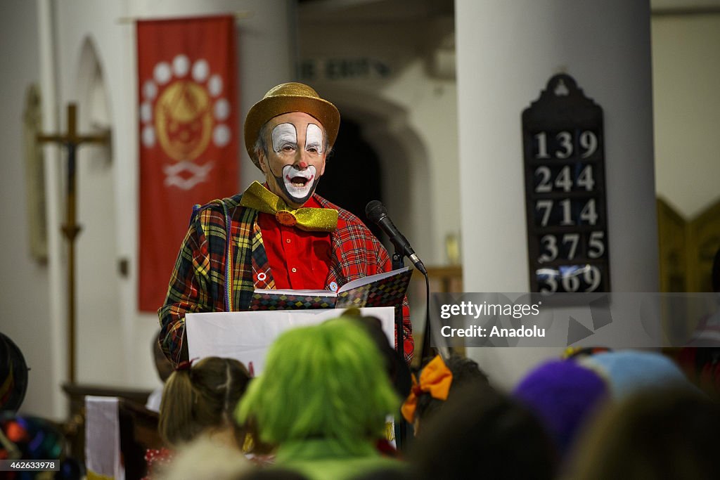 'Clowns Church Service' held in London