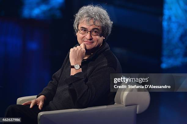 Carlo Rovelli attends ''Che Tempo Che Fa' TV Show on February 1, 2015 in Milan, Italy.