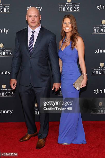 Former Chicago Bears running back Brian Urlacher attends the 2015 NFL Honors at Phoenix Convention Center on January 31, 2015 in Phoenix, Arizona.