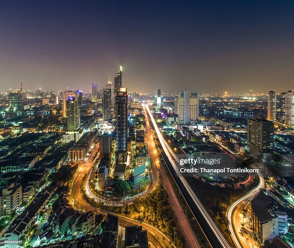 Bangkok Cityscape Skyline