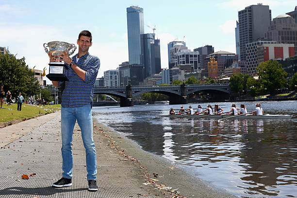 AUS: Australian Open 2015 - Men's Champion Photocall