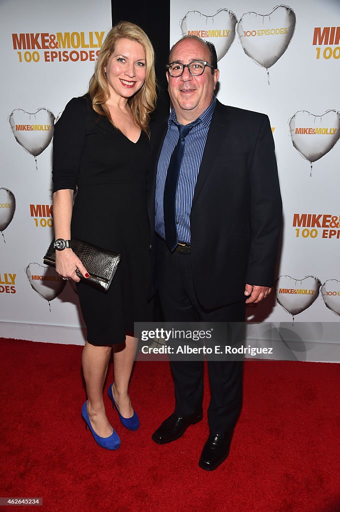 Tricia Brown and actor Louis Mustillo attend CBS's