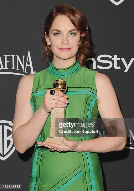 Actress Ruth Wilson arrives at the 16th Annual Warner Bros. And InStyle Post-Golden Globe Party at The Beverly Hilton Hotel on January 11, 2015 in...