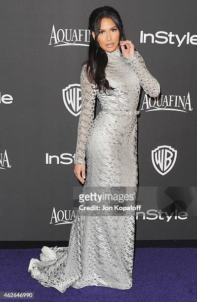 Actress Naya Rivera arrives at the 16th Annual Warner Bros. And InStyle Post-Golden Globe Party at The Beverly Hilton Hotel on January 11, 2015 in...