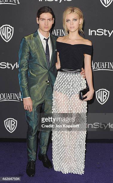 Actor Will Peltz and sister actress Nicola Peltz arrive at the 16th Annual Warner Bros. And InStyle Post-Golden Globe Party at The Beverly Hilton...