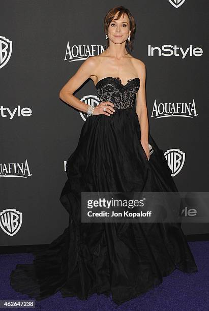 Actress Frances O'Connor arrives at the 16th Annual Warner Bros. And InStyle Post-Golden Globe Party at The Beverly Hilton Hotel on January 11, 2015...