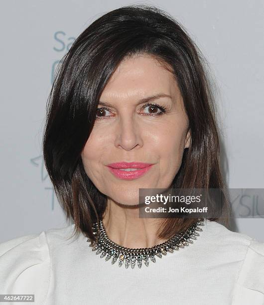 Actress Finola Hughes arrives at The Art Of Elysium 8th Annual Heaven Gala at Hangar 8 on January 10, 2015 in Santa Monica, California.