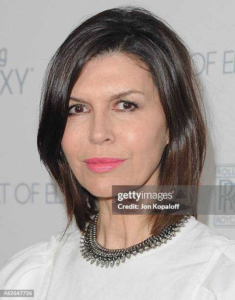 Actress Finola Hughes arrives at The Art Of Elysium 8th Annual Heaven Gala at Hangar 8 on January 10, 2015 in Santa Monica, California.