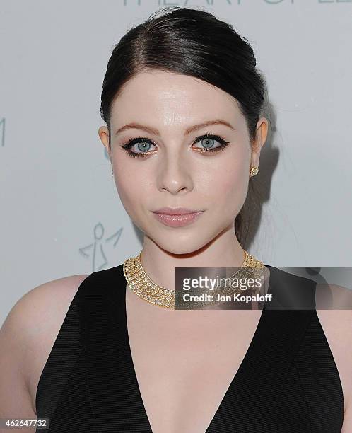 Actress Michelle Trachtenberg arrives at The Art Of Elysium 8th Annual Heaven Gala at Hangar 8 on January 10, 2015 in Santa Monica, California.