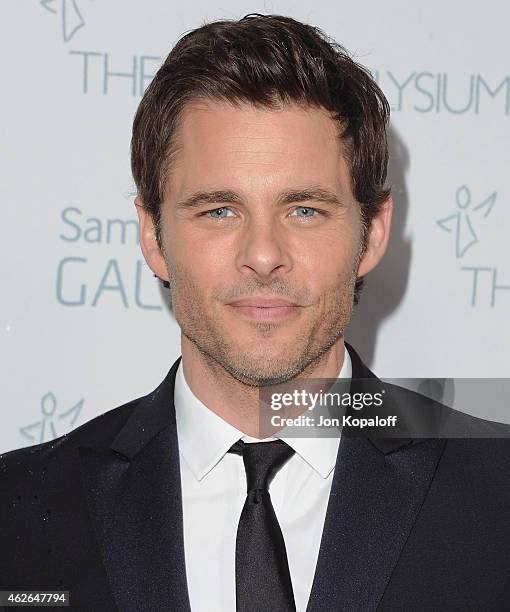 Actor James Marsden arrives at The Art Of Elysium 8th Annual Heaven Gala at Hangar 8 on January 10, 2015 in Santa Monica, California.