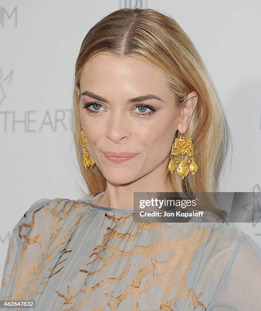 Actress Jaime King arrives at The Art Of Elysium 8th Annual Heaven Gala at Hangar 8 on January 10, 2015 in Santa Monica, California.