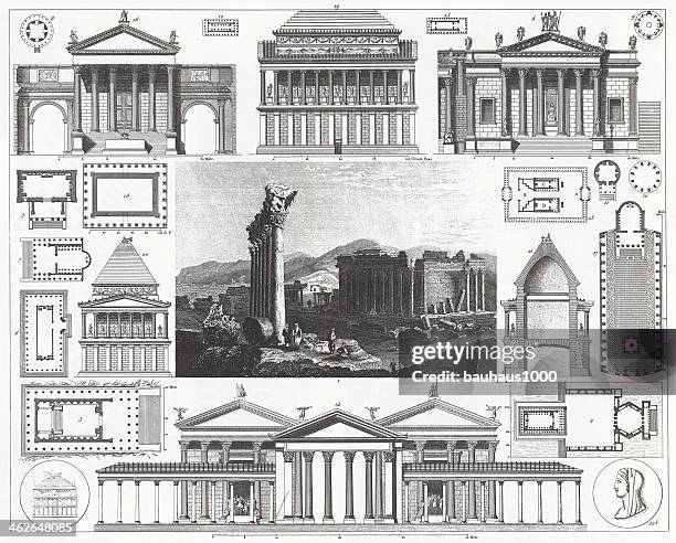 Engraving Roman Architecture High-Res Vector Graphic - Getty Images