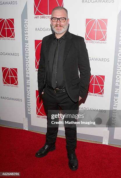 Production Designer John Paul Kelly attends the 19th Annual Art Directors Guild Excellence In Production Design Awards at The Beverly Hilton Hotel on...