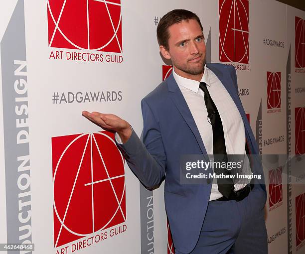 Host Owen Benjamin attends the 19th Annual Art Directors Guild Excellence In Production Design Awards at The Beverly Hilton Hotel on January 31, 2015...