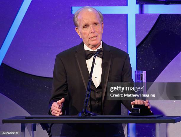 Lifetime Achievement Award Recipient Will Ferrell speaks onstage during the 19th Annual Art Directors Guild Excellence In Production Design Awards at...