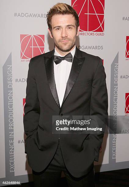 Presenter Matt Ryan attends the 19th Annual Art Directors Guild Excellence In Production Design Awards at The Beverly Hilton Hotel on January 31,...