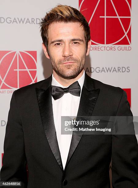 Presenter Matt Ryan attends the 19th Annual Art Directors Guild Excellence In Production Design Awards at The Beverly Hilton Hotel on January 31,...