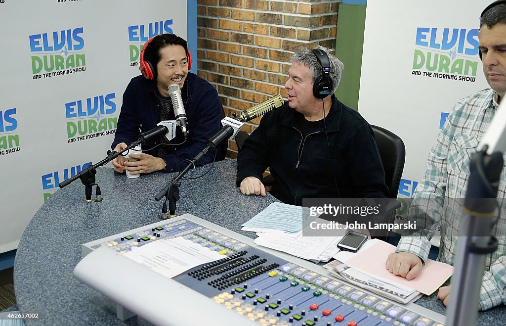 Steven Yeun Visits "The Elvis Duran Z100 Morning Show"