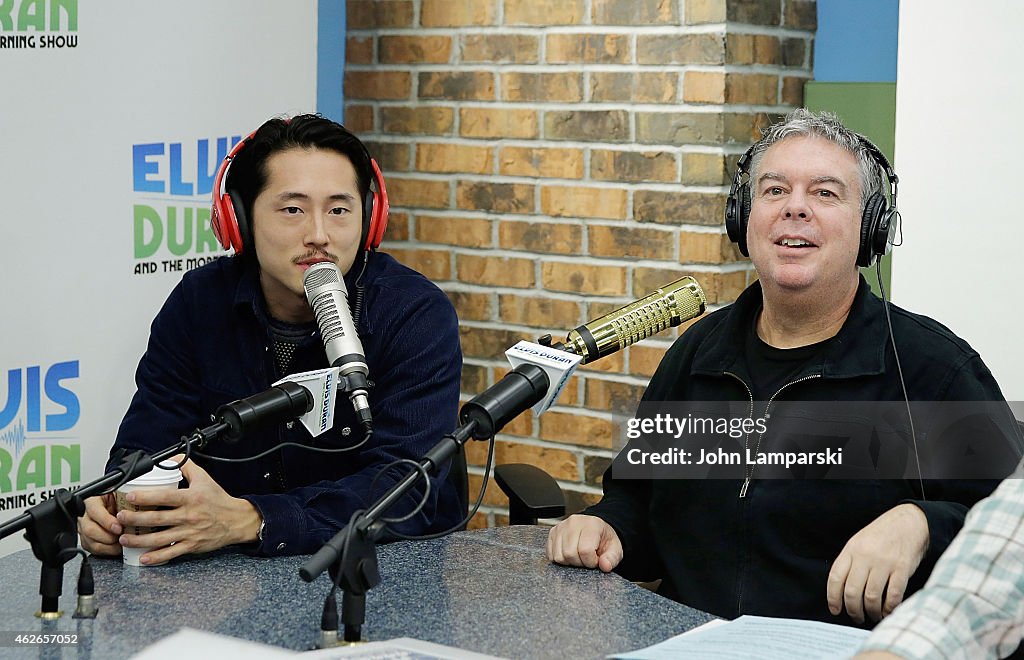 Steven Yeun Visits "The Elvis Duran Z100 Morning Show"