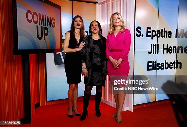 Jill Hennessy, S. Epatha Merkerson and Elisabeth Rohm appear on NBC News' "Today" show --