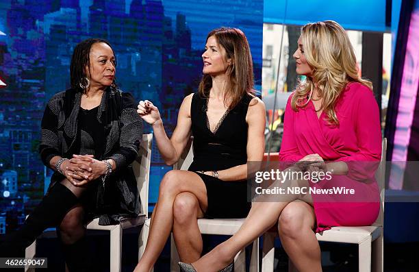 Epatha Merkerson, Jill Hennessy and Elisabeth Rohm appear on NBC News' "Today" show --