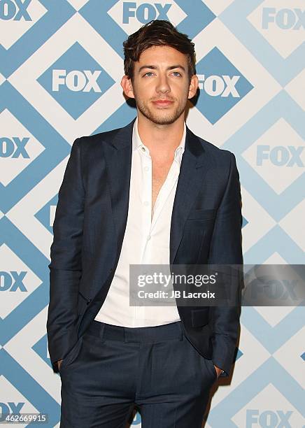 Kevin McHale attends the 2014 TCA Winter Press Tour FOX All-Star Party at The Langham Huntington Hotel and Spa on January 13, 2014 in Pasadena,...