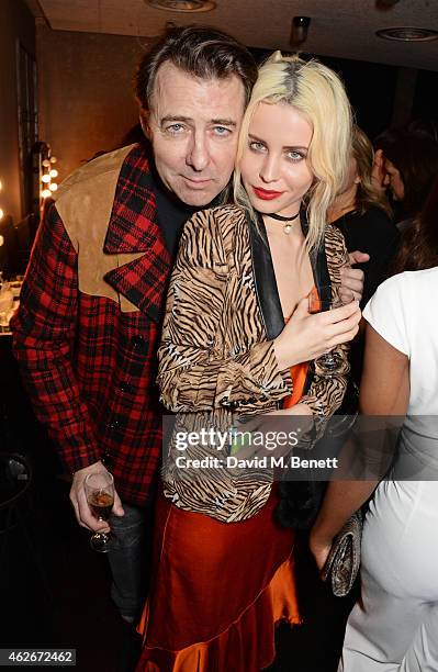 Jonathan Ross and Billie JD Porter attend the InStyle and EE Rising Star Party in association with Lancome, Karen Millen and Sky Living at The Ace...