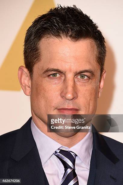 Writer Jason Hall attends the 87th Annual Academy Awards Nominee Luncheon at The Beverly Hilton Hotel on February 2, 2015 in Beverly Hills,...