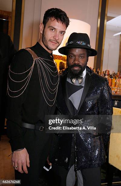 Cyprien Richiardi attends the Theodora Bak Presentation & Altaroma Closing Cocktail at Chorus on February 2, 2015 in Rome, Italy.