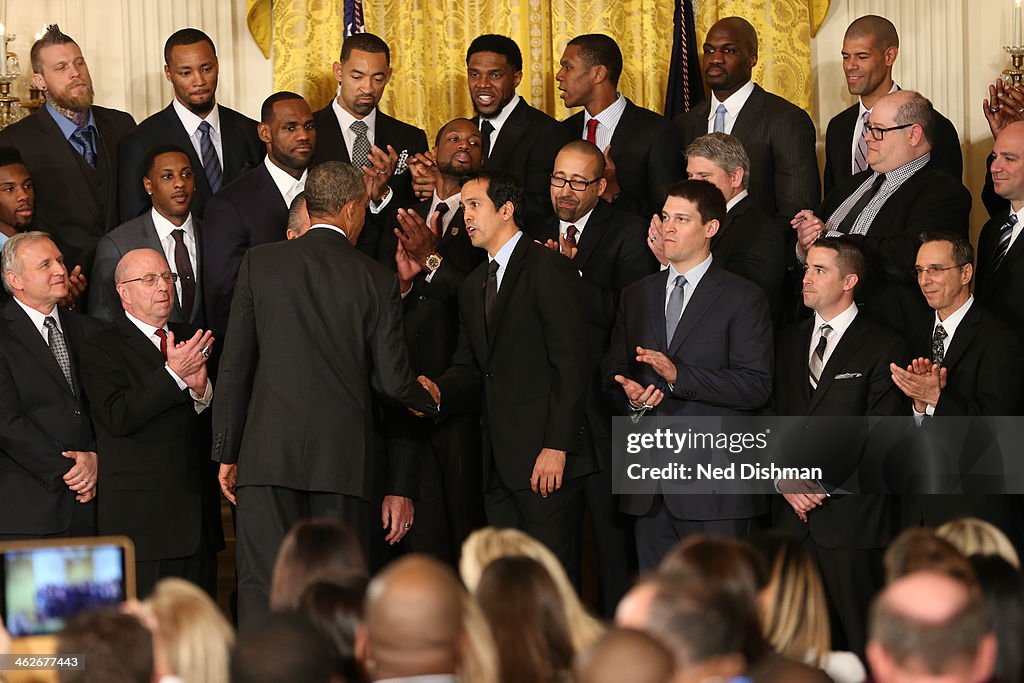 Miami Heat White House Visit