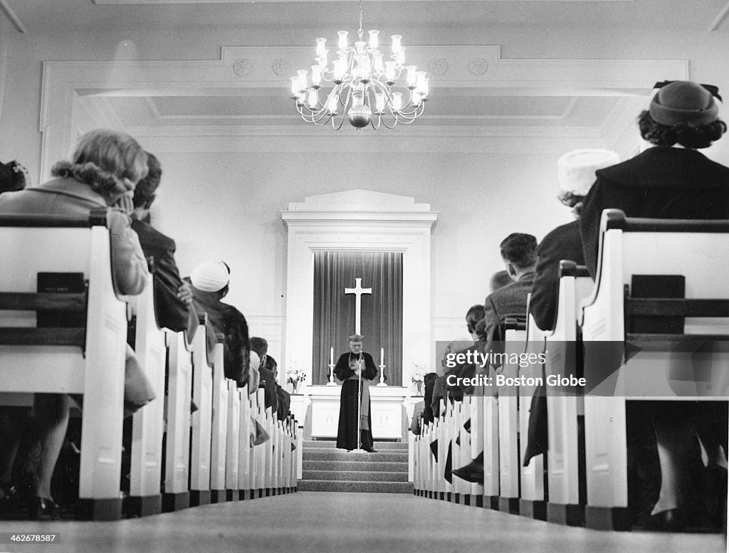 Cardinal Richard Cushing At Sudbury Methodist Church