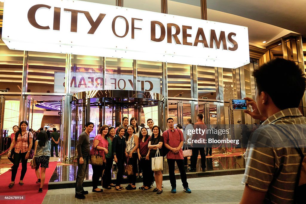 Melco Crown Entertainment Ltd. CEO Lawrence Ho Opens Company's New City Of Dreams Manila Casino Resort