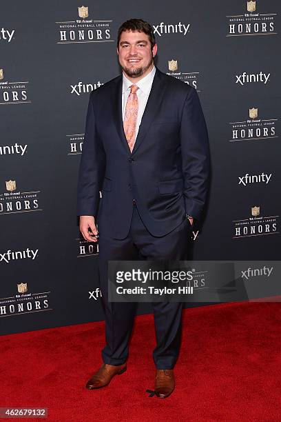 Dallas Cowboys offensive guard Zack Martin attends the 2015 NFL Honors at Phoenix Convention Center on January 31, 2015 in Phoenix, Arizona.