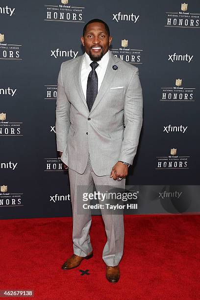 Former Baltimore Ravens linebacker Ray Lewis attends the 2015 NFL Honors at Phoenix Convention Center on January 31, 2015 in Phoenix, Arizona.