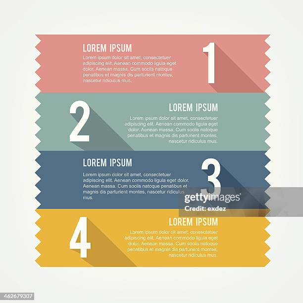 infographics banner - graphic design process stock illustrations