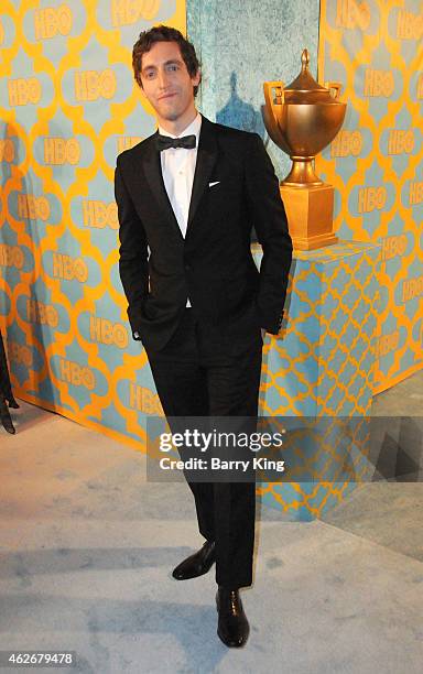 Actor Thomas Middleditch attends HBO's post Golden Globe Awards party at The Beverly Hilton Hotel on January 11, 2015 in Beverly Hills, California.
