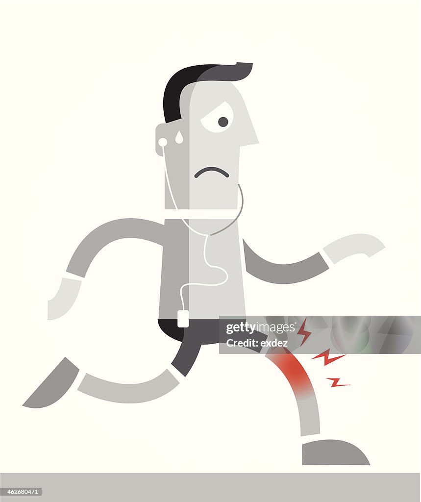 Genou douleur et de jogging