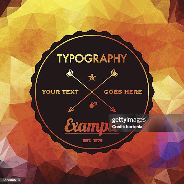trendy faceted abstract geometric hipster background - vector faceted background stock illustrations