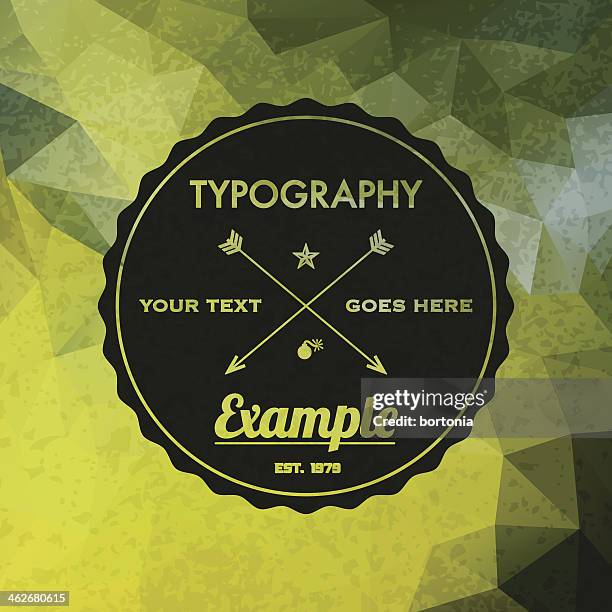 trendy faceted abstract geometric hipster background - vector faceted background stock illustrations