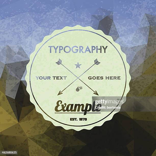 trendy faceted abstract geometric hipster background - vector faceted background stock illustrations