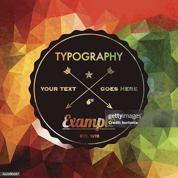 trendy faceted abstract geometric hipster background - vector faceted background stock illustrations