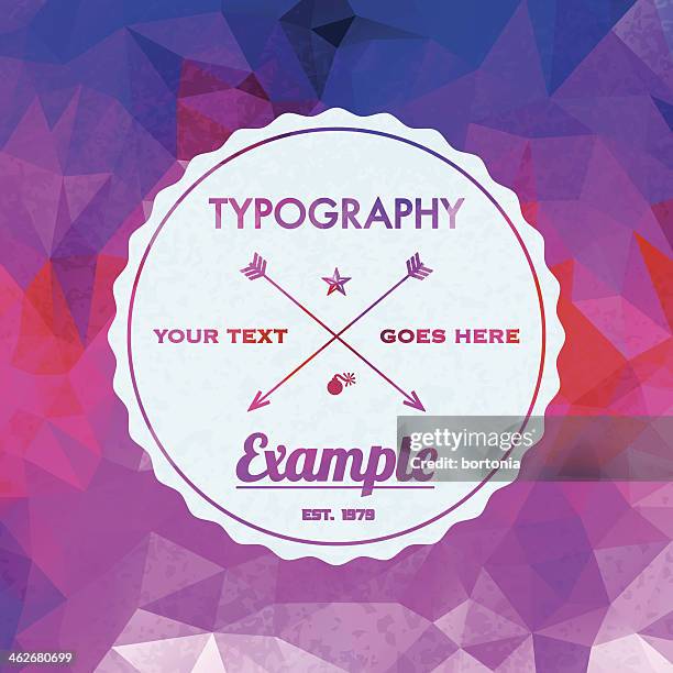 trendy faceted abstract geometric hipster background - vector faceted background stock illustrations