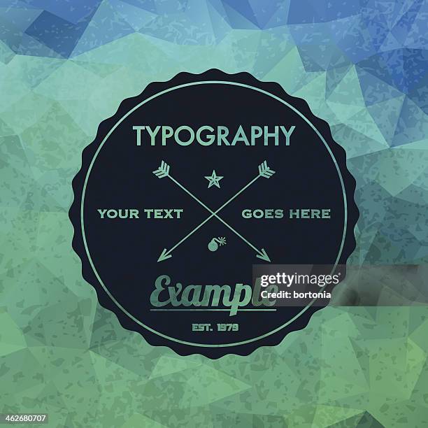 trendy faceted abstract geometric hipster background - vector faceted background stock illustrations